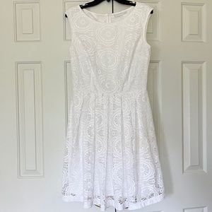 White lace dress